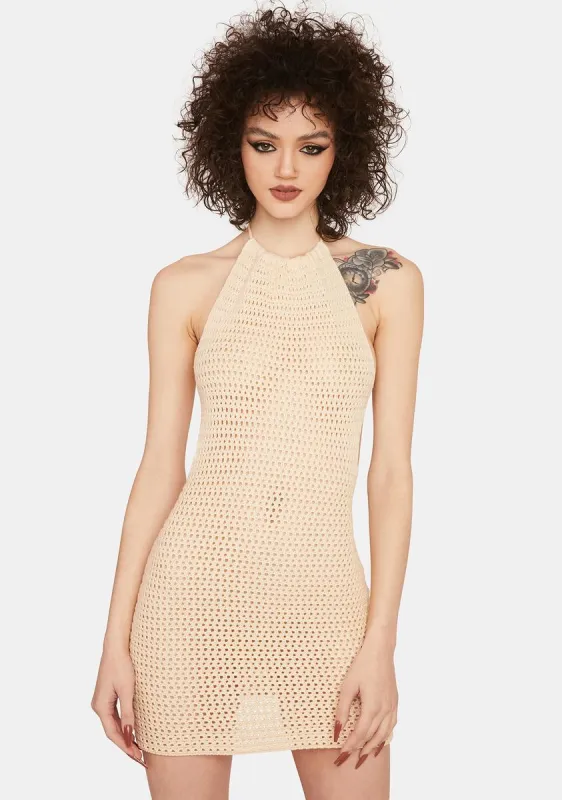 Last Dance Halter Mini Dress sold by Dolls Kill