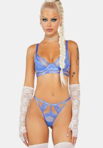 Claire Caged Lace Thong sold by Dolls Kill