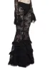 Crimson Lust Flare Pants - Black sold by Dolls Kill