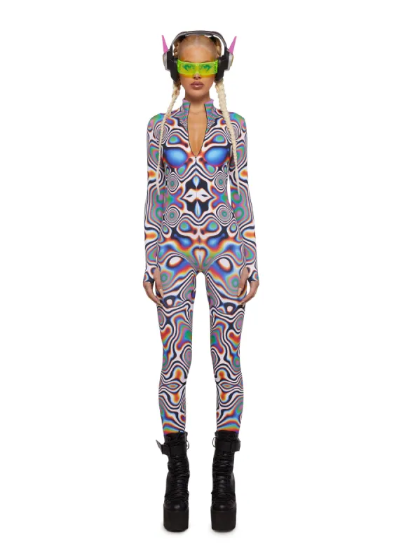 Prism Melt Jumpsuit sold by Dolls Kill
