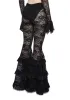 Crimson Lust Flare Pants - Black sold by Dolls Kill