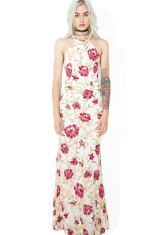 Eden Floral Maxi Dress sold by Dolls Kill