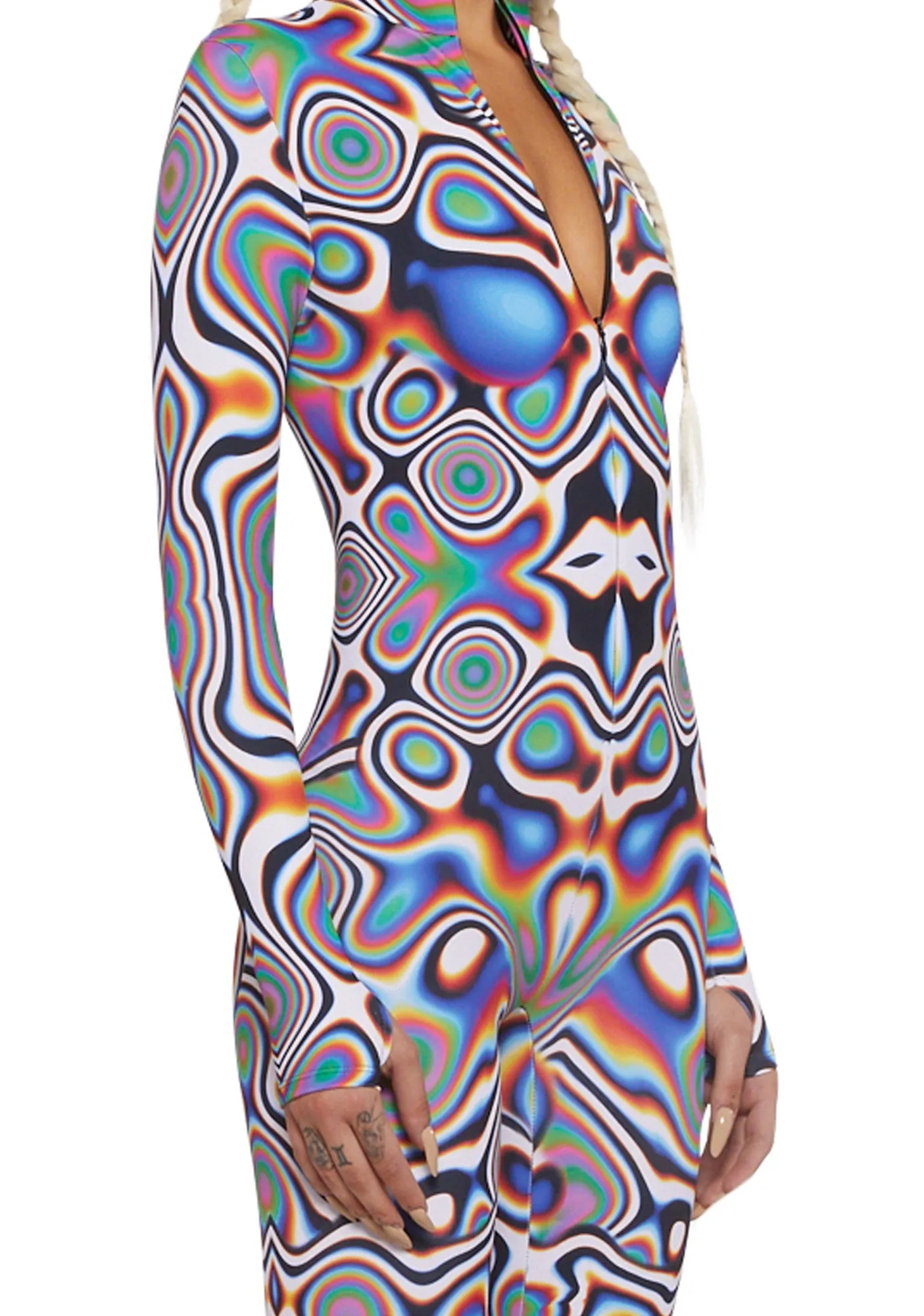 Prism Melt Jumpsuit sold by Dolls Kill product image thumbnail 2