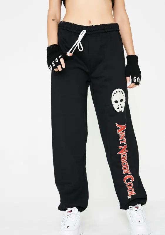 Death Face Sweatpants sold by Dolls Kill