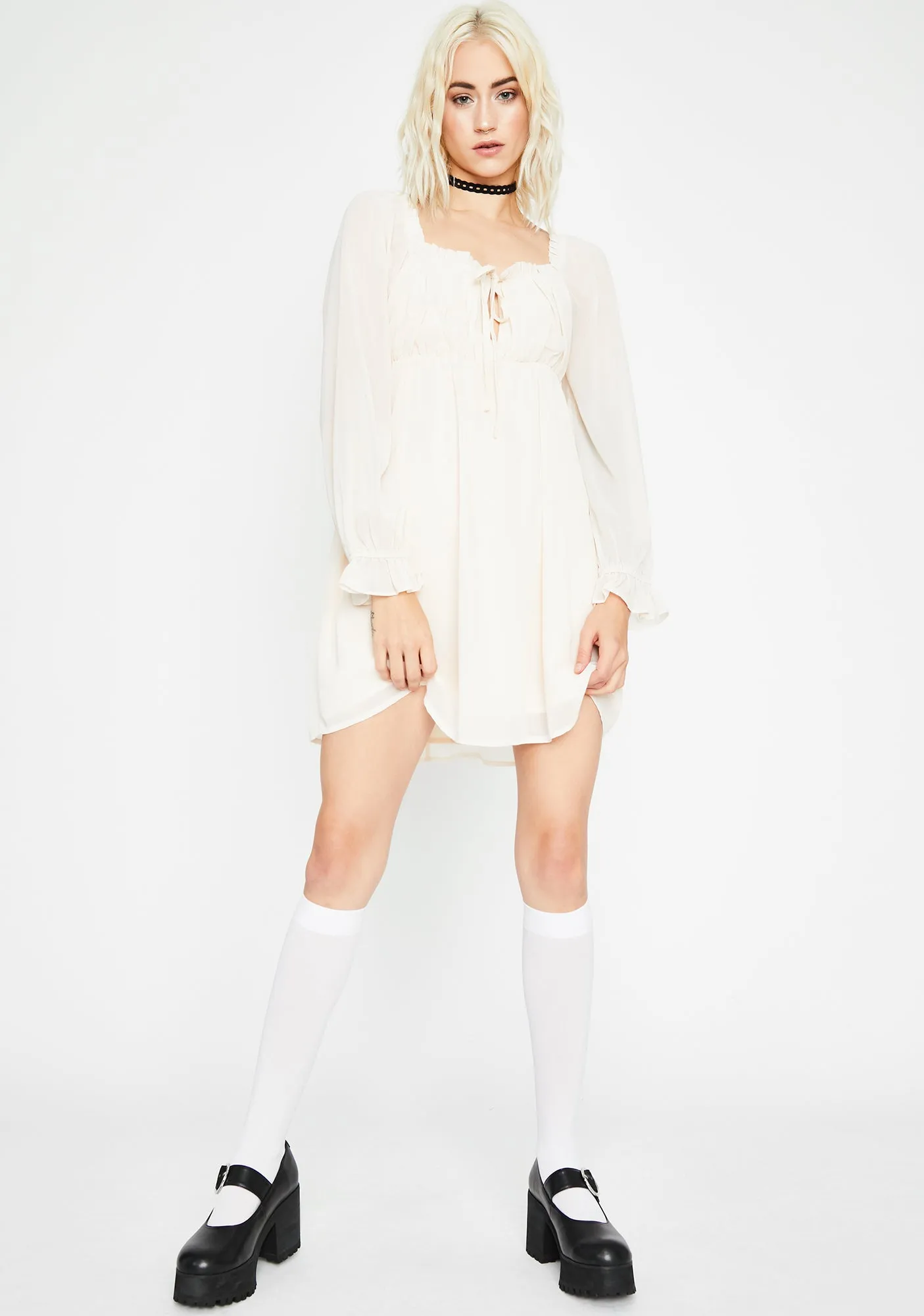 Angel Embrace Me Mini Dress sold by Dolls Kill product image thumbnail 3