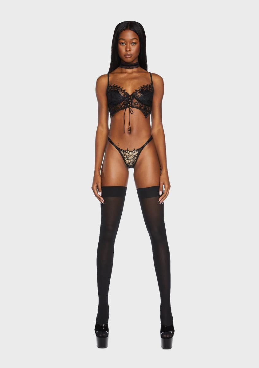Irresistible Power Lingerie Set sold by Dolls Kill