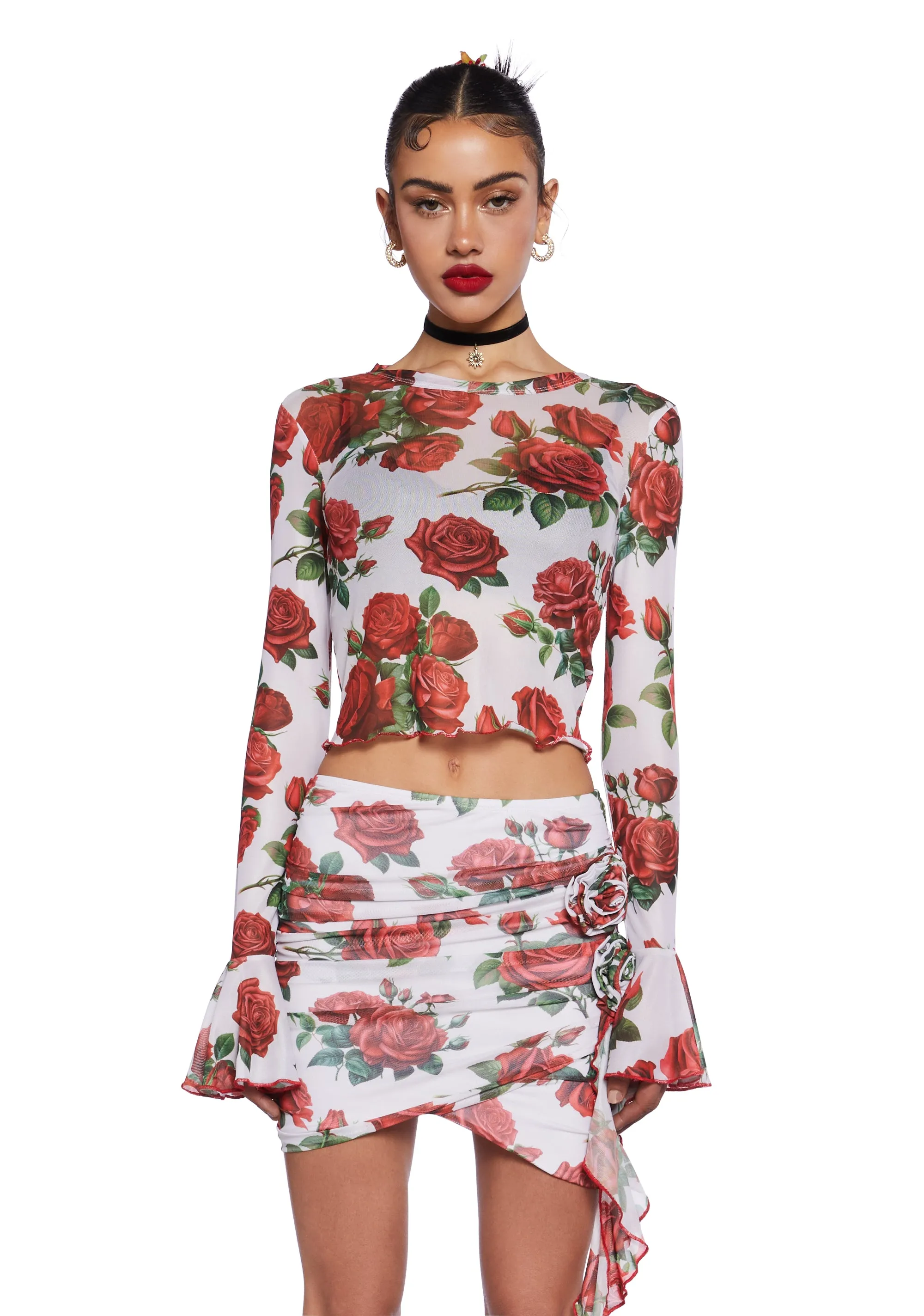 Vibrant Love Long Sleeve Top sold by Dolls Kill