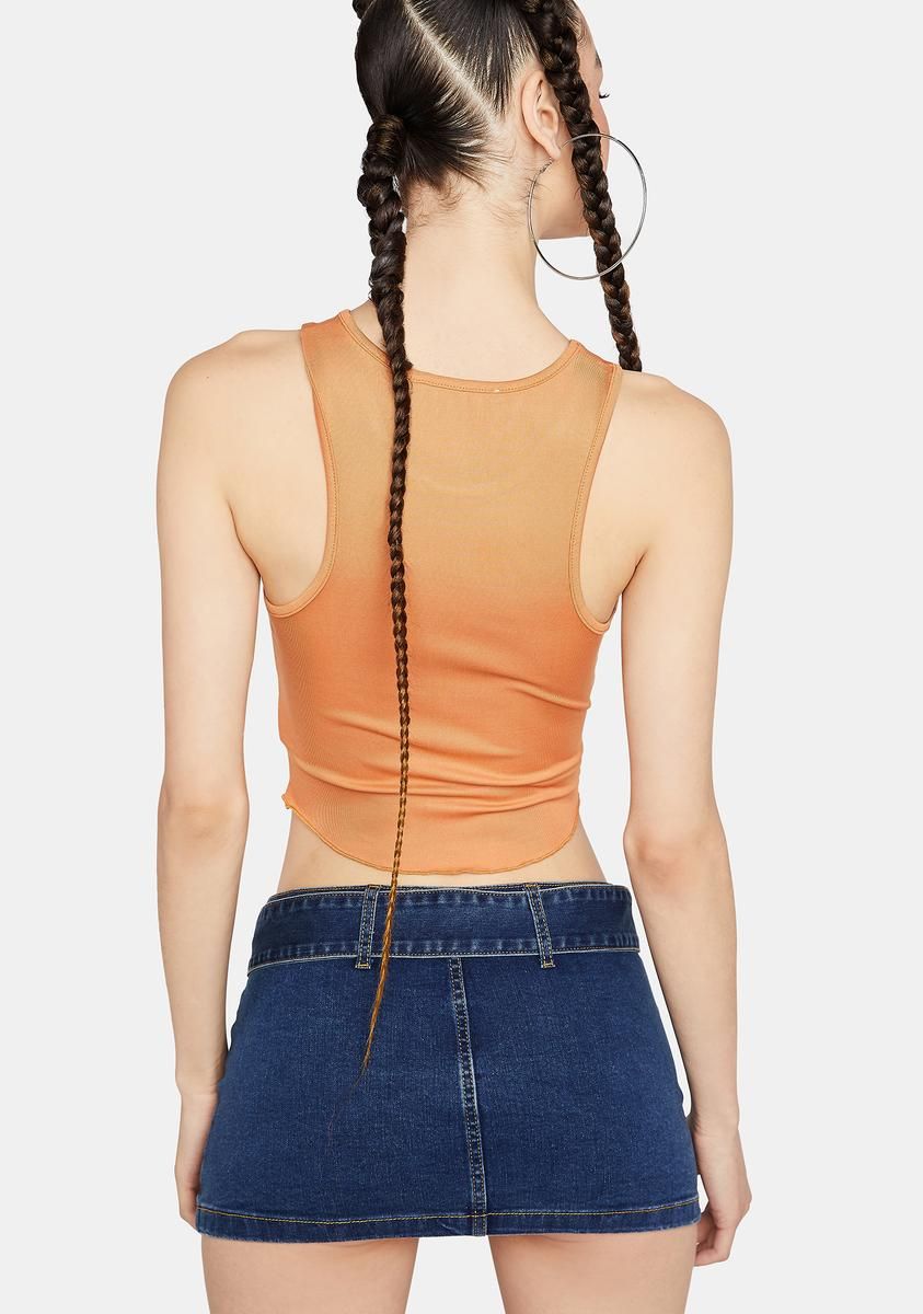 Low Rise Belted Denim Cargo Mini Skirt sold by Dolls Kill product image thumbnail 4