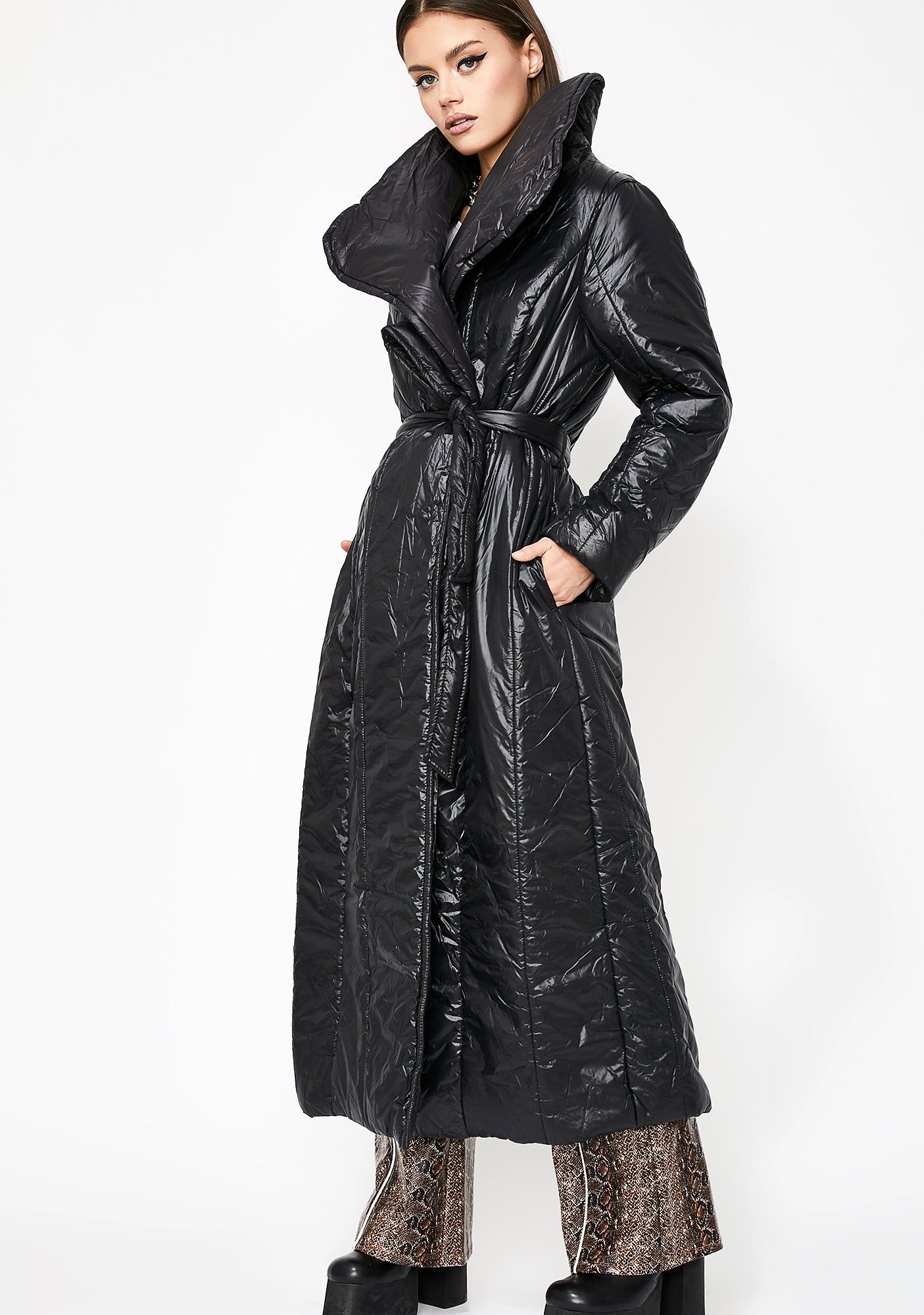 Power Puff Trench Coat sold by Dolls Kill product image thumbnail 4