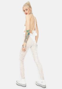 Heaven On The Horizon Crochet Pant Set sold by Dolls Kill