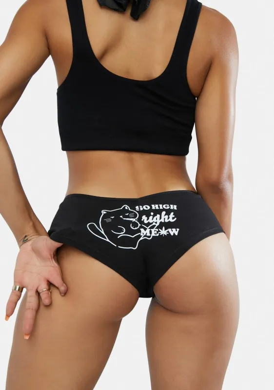 So High Right Meow Boy Short Undies sold by Dolls Kill