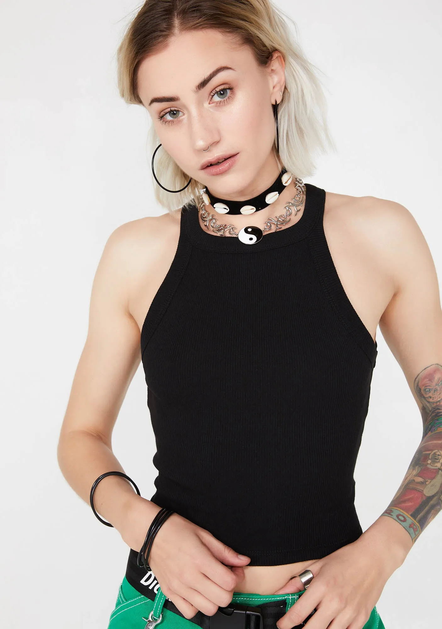 Midnight Bangin' Bae Tank Top sold by Dolls Kill