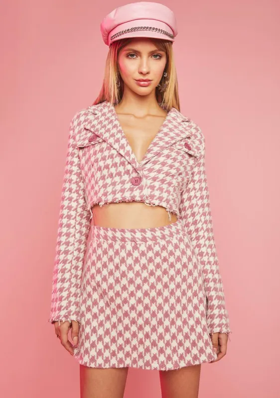 Walk Of Fame Tweed Jacket sold by Dolls Kill