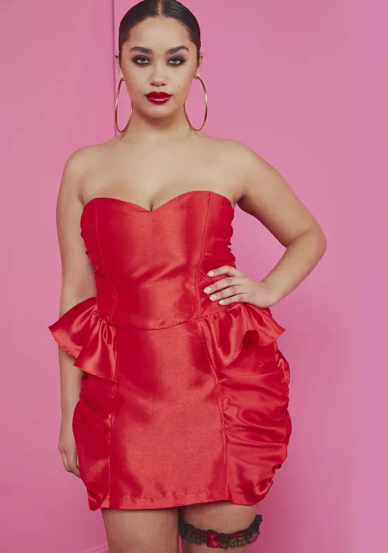 Plus One Bad Broad Mini Dress sold by Dolls Kill