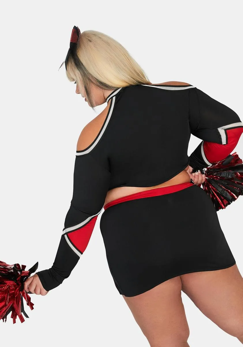 Real Pep Squad Cheerleader Costume sold by Dolls Kill product image thumbnail 4