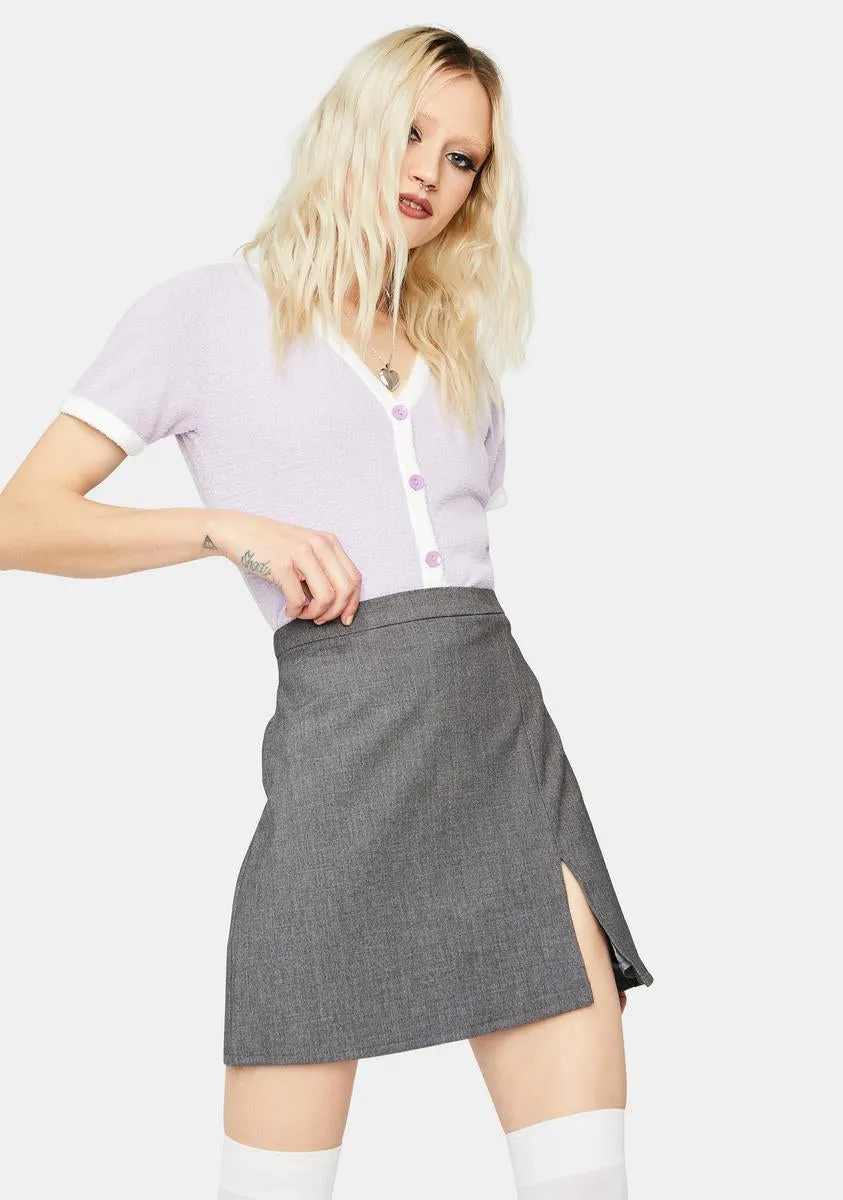 Hey Hey Babay Side Slit Mini Skirt sold by Dolls Kill product image thumbnail 2