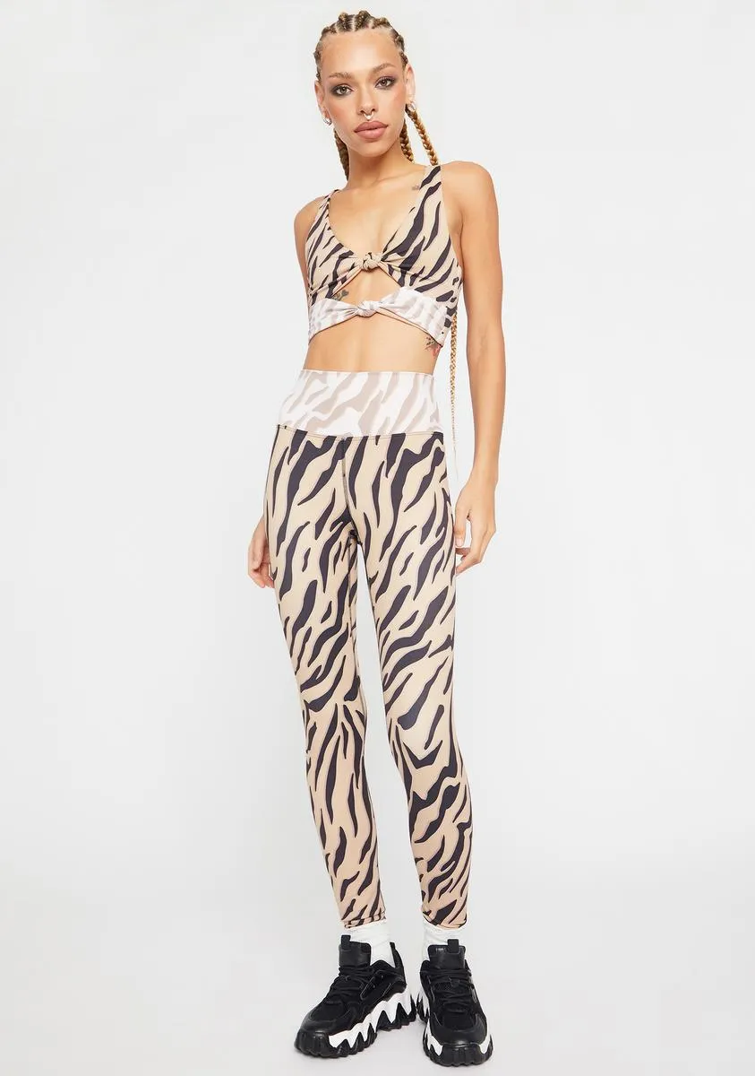 Chapman Zebra Piper Leggings sold by Dolls Kill product image thumbnail 3