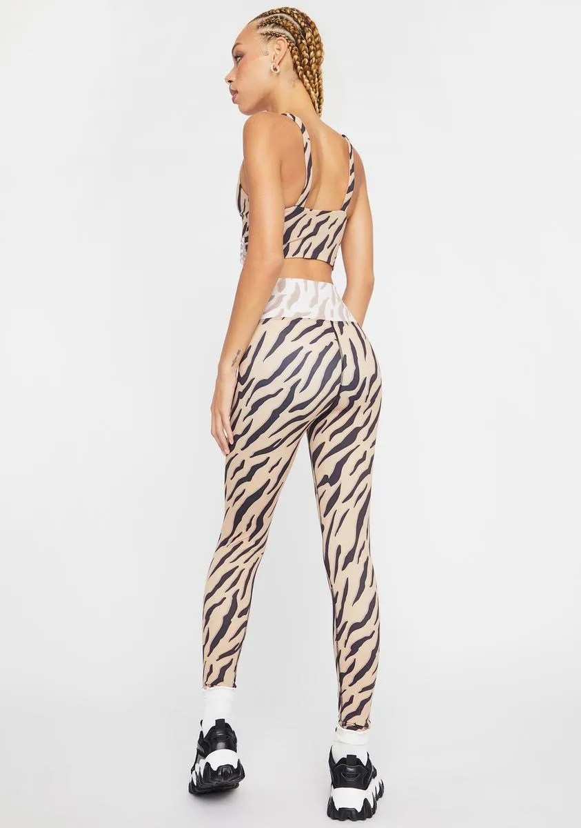 Chapman Zebra Piper Leggings sold by Dolls Kill product image thumbnail 4