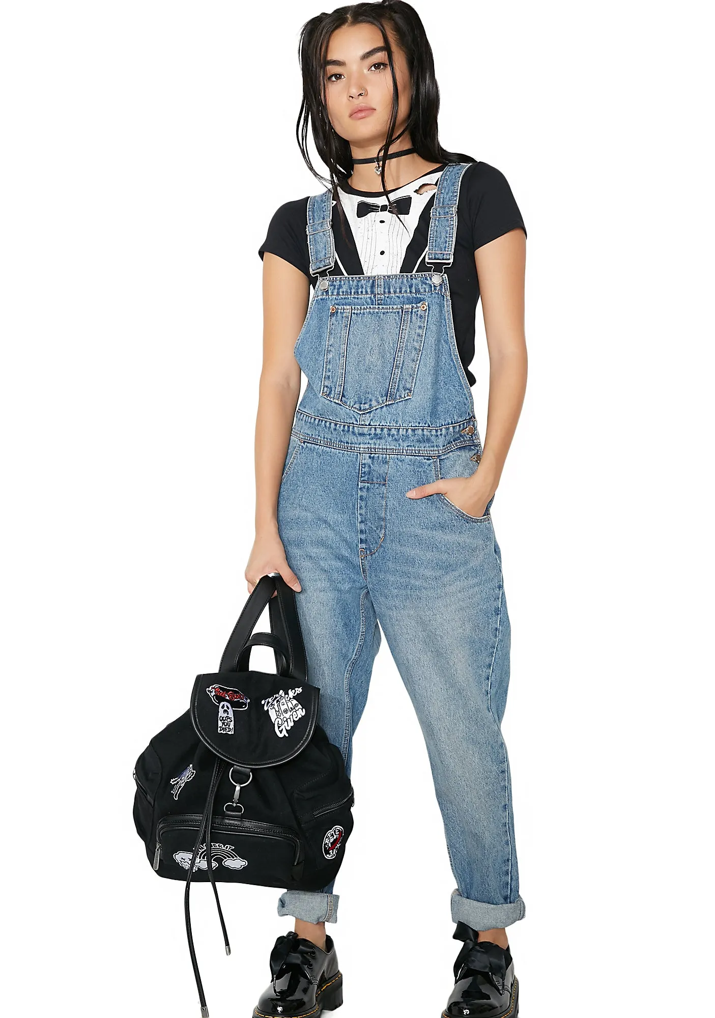 Chore Dungarees sold by Dolls Kill product image thumbnail 2