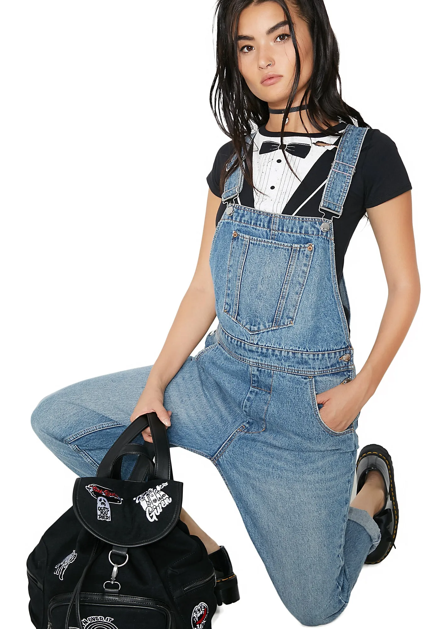 Chore Dungarees sold by Dolls Kill