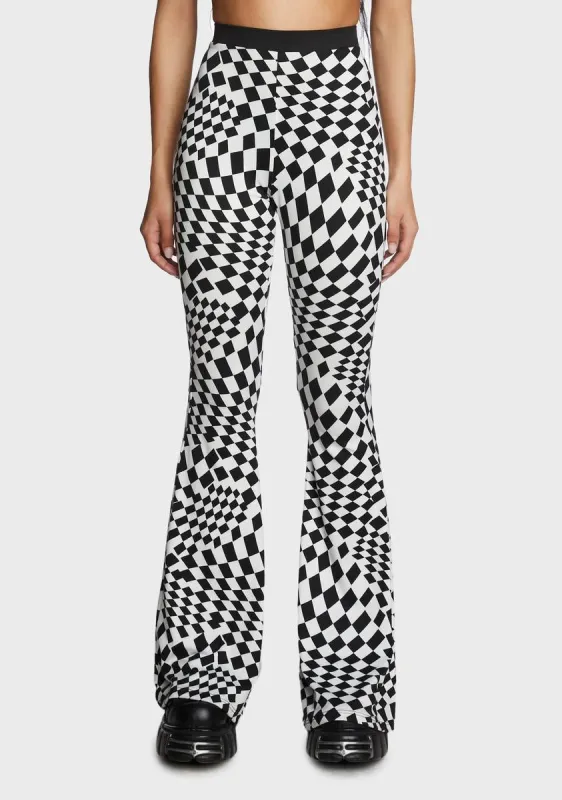 Beat You To It Flare Pants sold by Dolls Kill