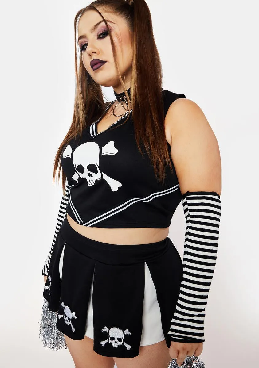 Plus Deadly Cheerleader Costume Set sold by Dolls Kill product image thumbnail 2