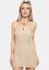 Sand Desert Queen Sheer Mini Dress sold by Dolls Kill