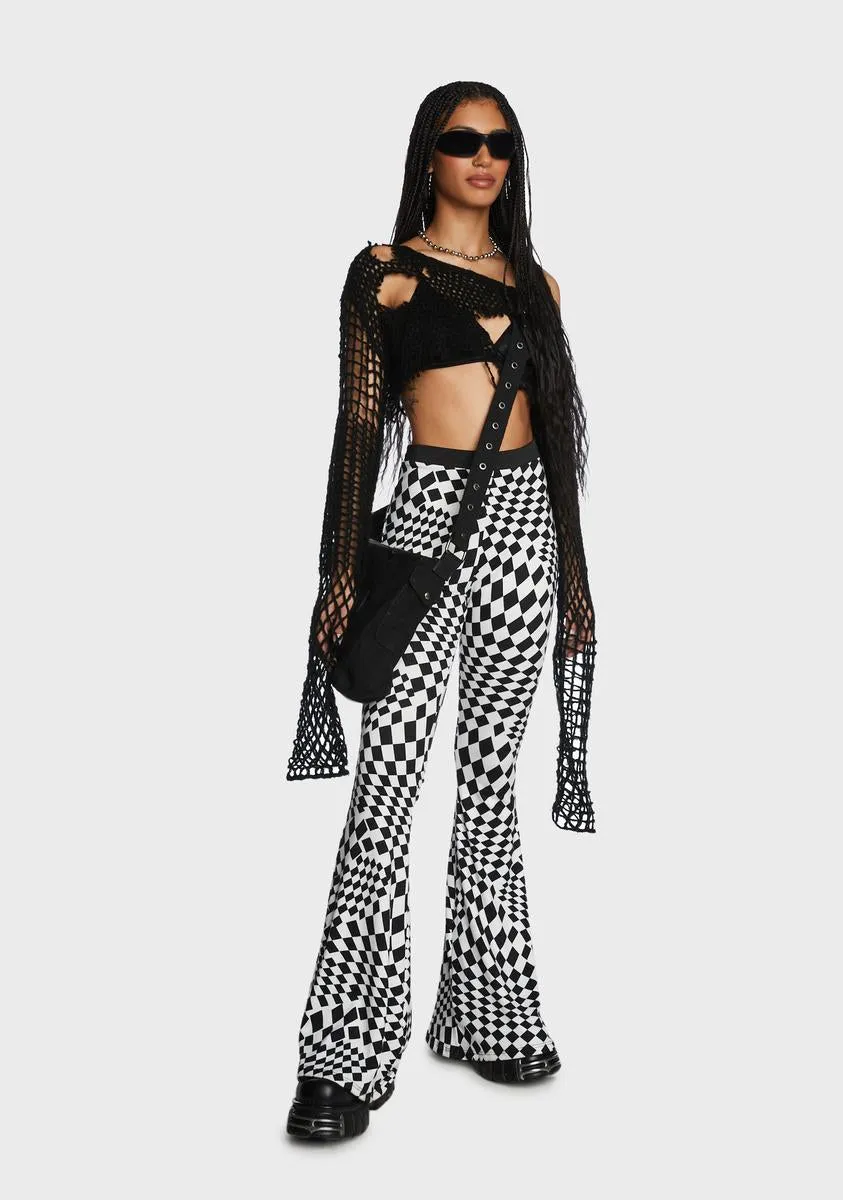 Beat You To It Flare Pants sold by Dolls Kill product image thumbnail 5