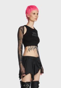 Y2K Sheer Shrug sold by Dolls Kill
