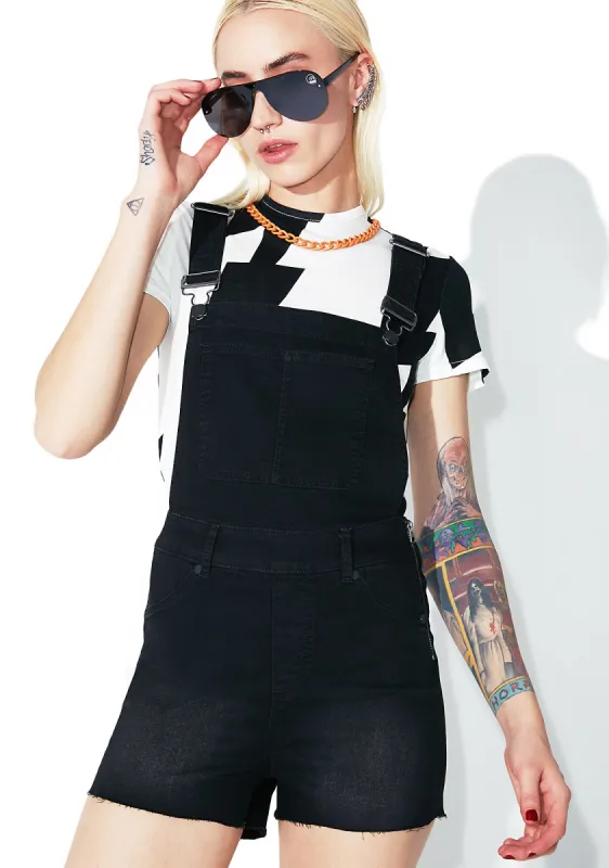 Black Sin Overalls sold by Dolls Kill
