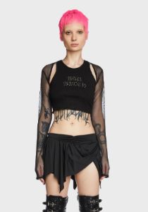 Y2K Sheer Shrug sold by Dolls Kill