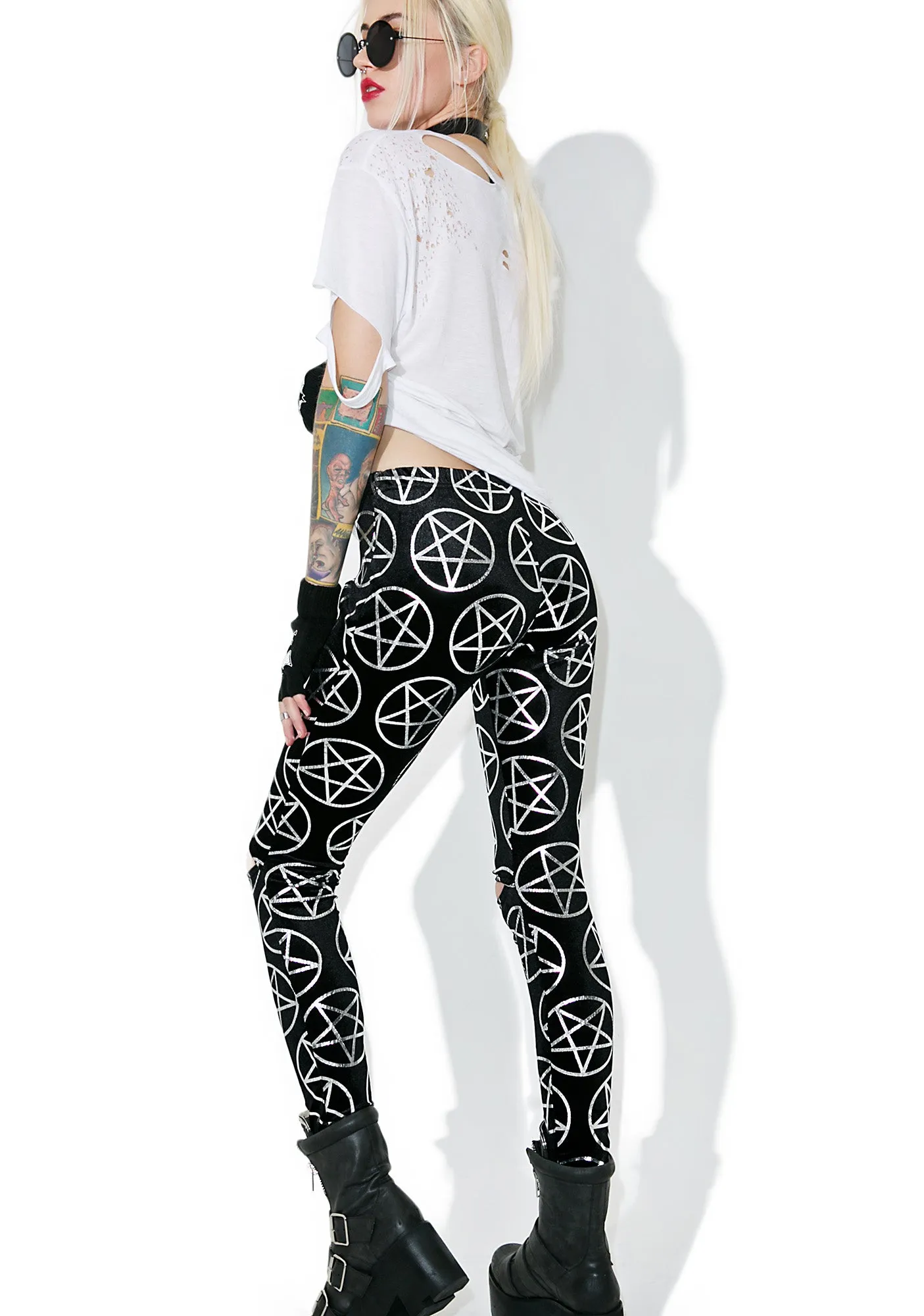 Can't Wait Leggings sold by Dolls Kill product image thumbnail 5