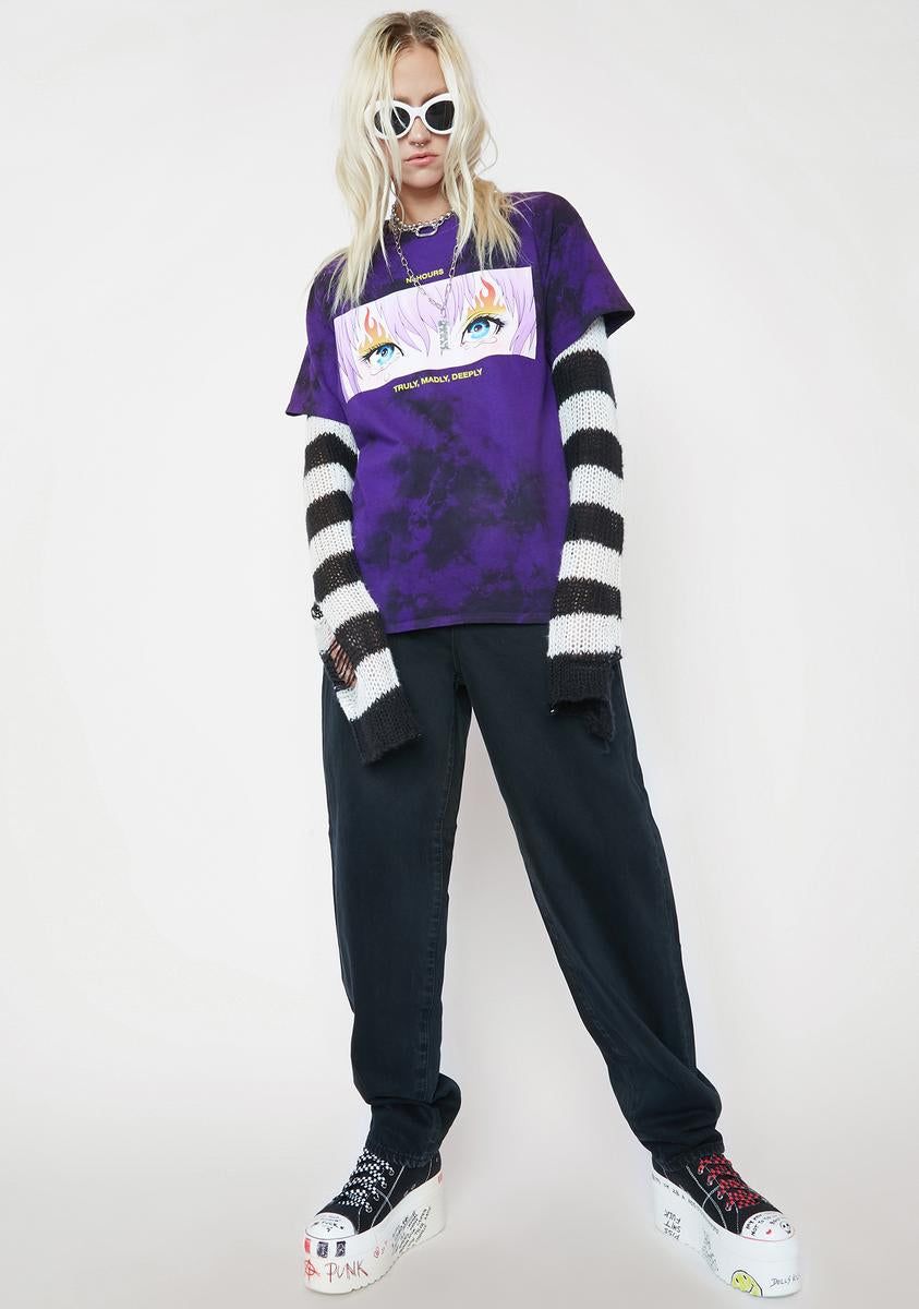 Truly Tie Dye Graphic Tee sold by Dolls Kill product image thumbnail 3