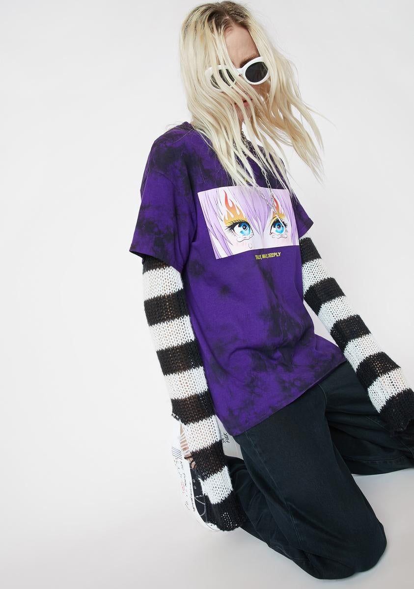 Truly Tie Dye Graphic Tee sold by Dolls Kill product image thumbnail 2