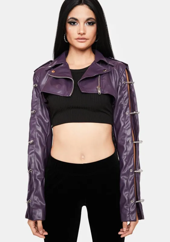 She's Dangerous Shrug Moto Jacket sold by Dolls Kill