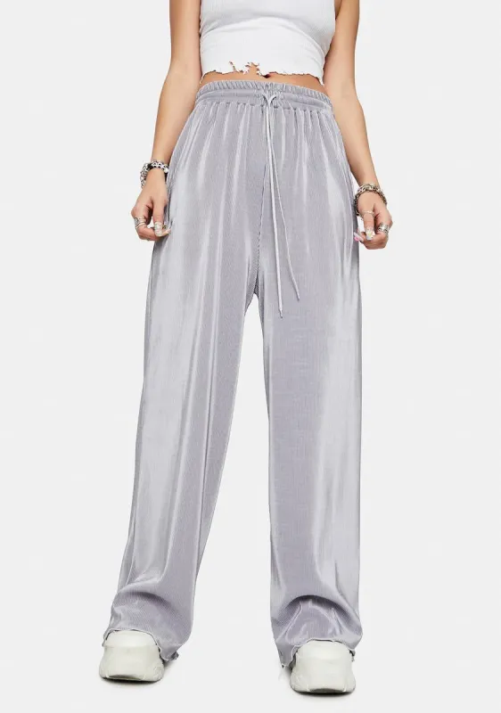 Badee Pleated Wide Leg Pants sold by Dolls Kill