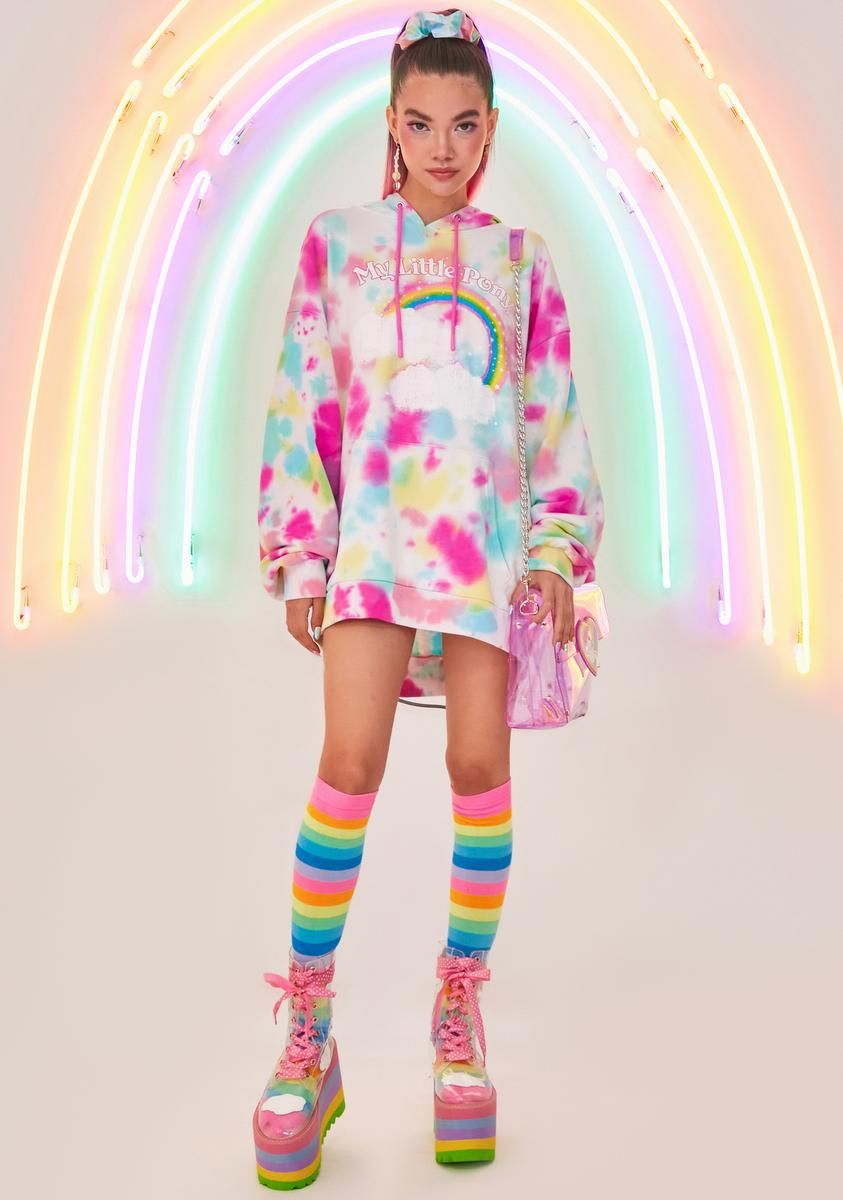 Friendship Is Magic Tie Dye Hoodie sold by Dolls Kill product image thumbnail 3