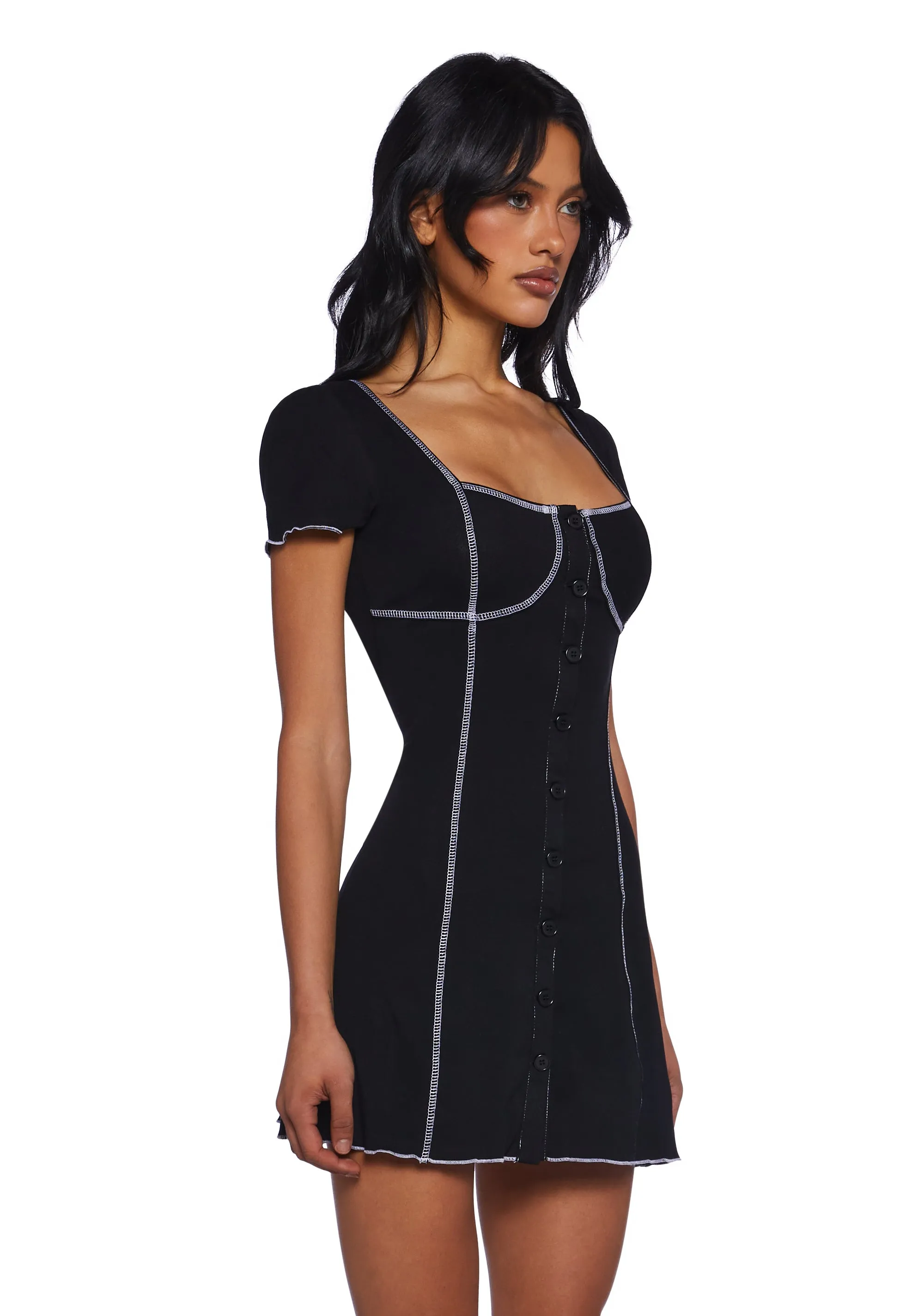 Candid Encounters Mini Dress sold by Dolls Kill product image thumbnail 3