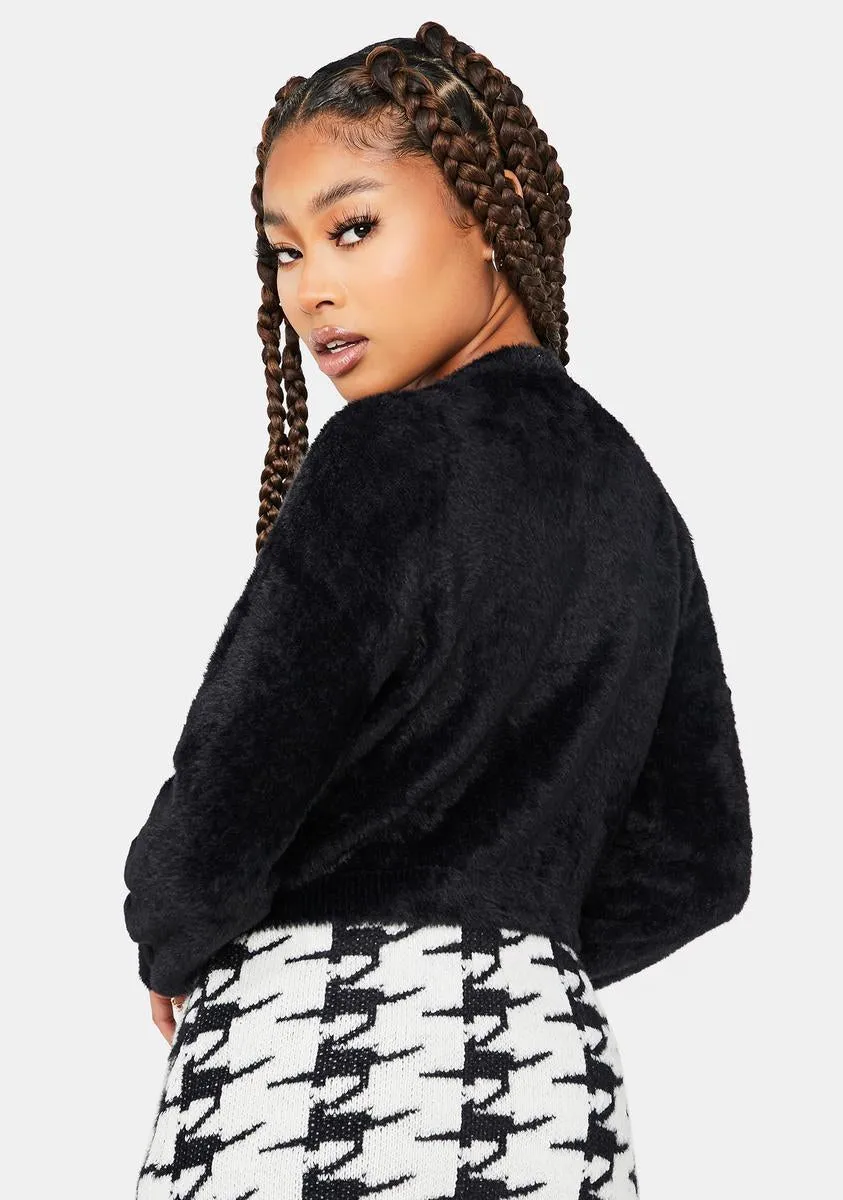 Wicked Class Act Cardigan And Houndstooth Skirt Set sold by Dolls Kill product image thumbnail 4