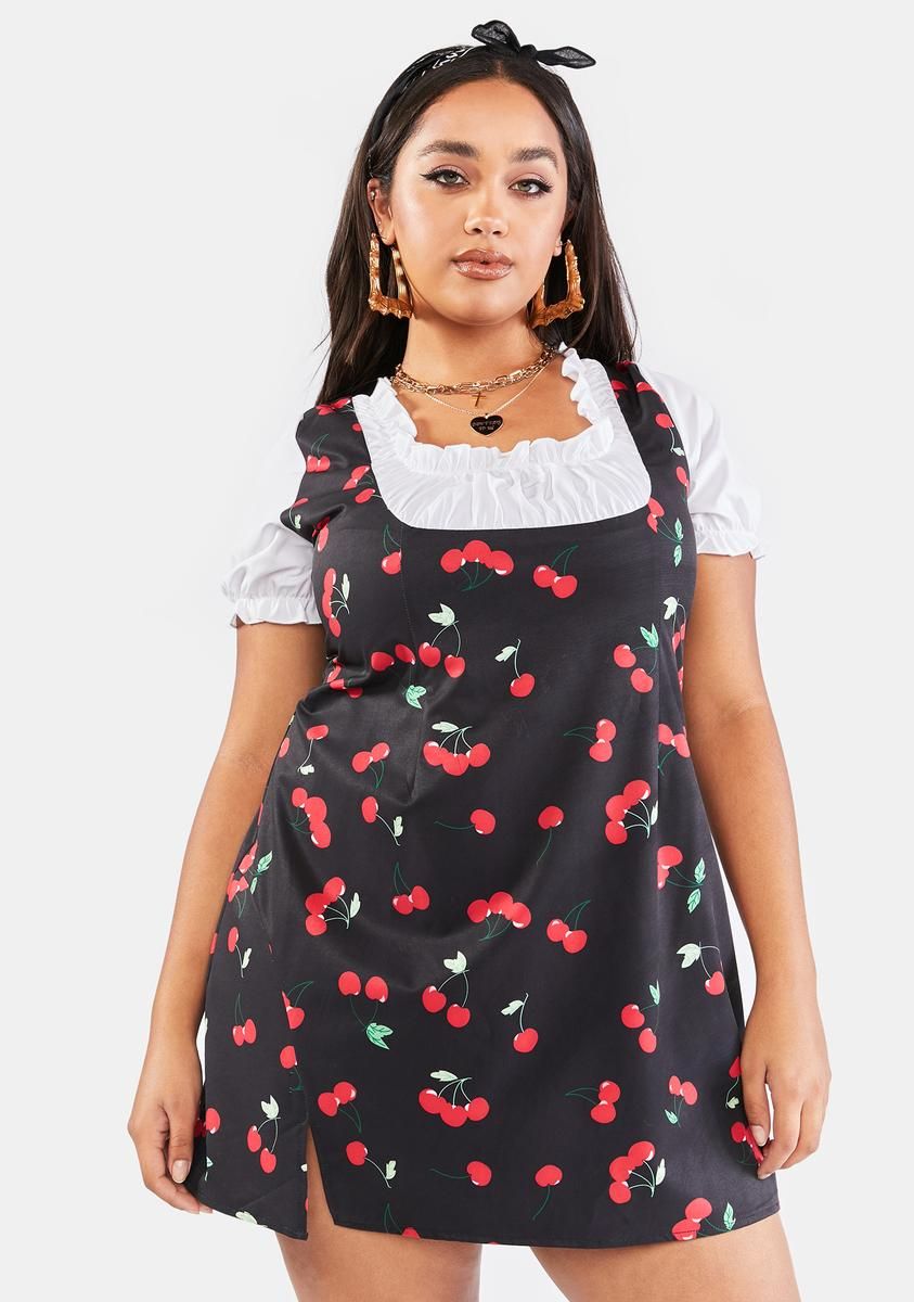 Plus Taste Of Delight Mini Dress sold by Dolls Kill