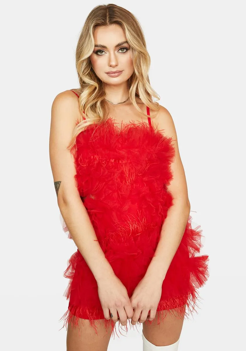 Scarlet Feel My Vibes Mini Dress sold by Dolls Kill