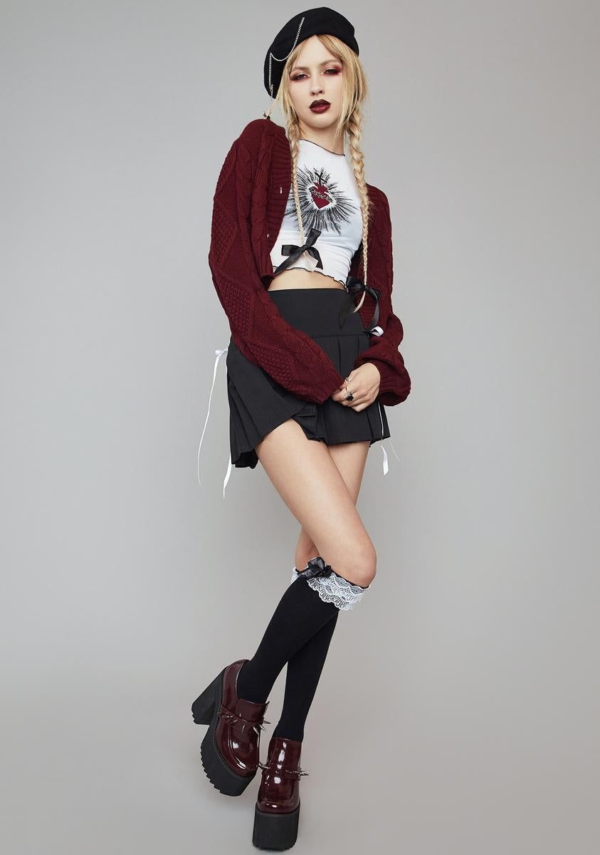 Dream Girl Cable Knit Sweater sold by Dolls Kill product image thumbnail 3