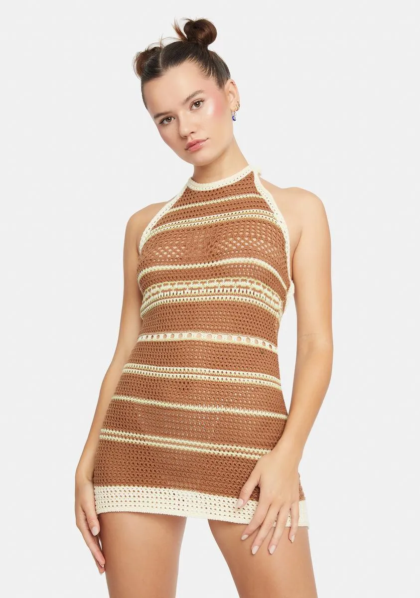 Waiting On You Knit Mini Dress sold by Dolls Kill