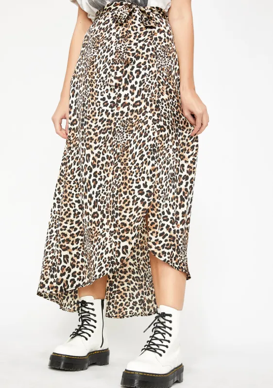 Wild Thang Satin Skirt sold by Dolls Kill