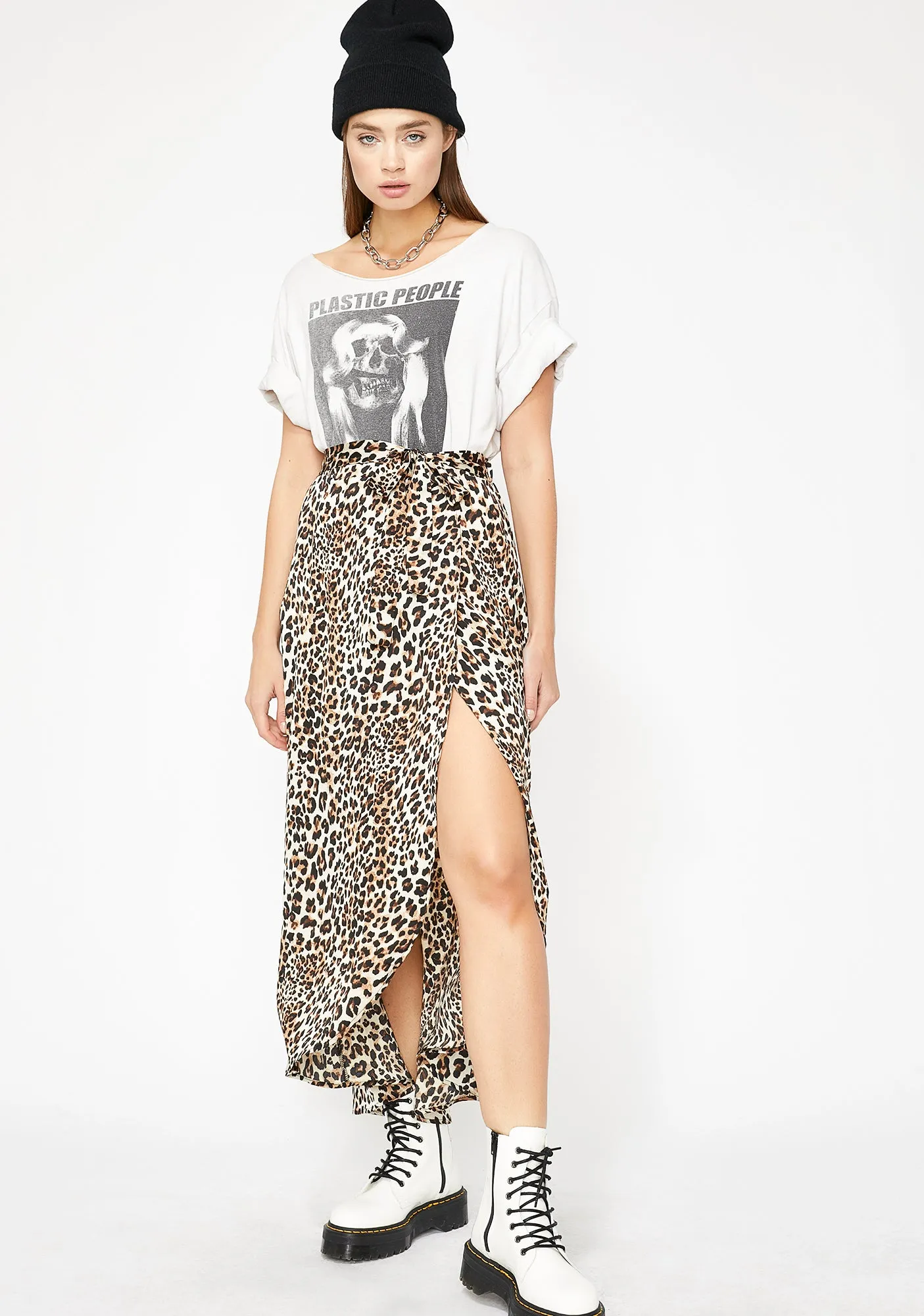 Wild Thang Satin Skirt sold by Dolls Kill product image thumbnail 2