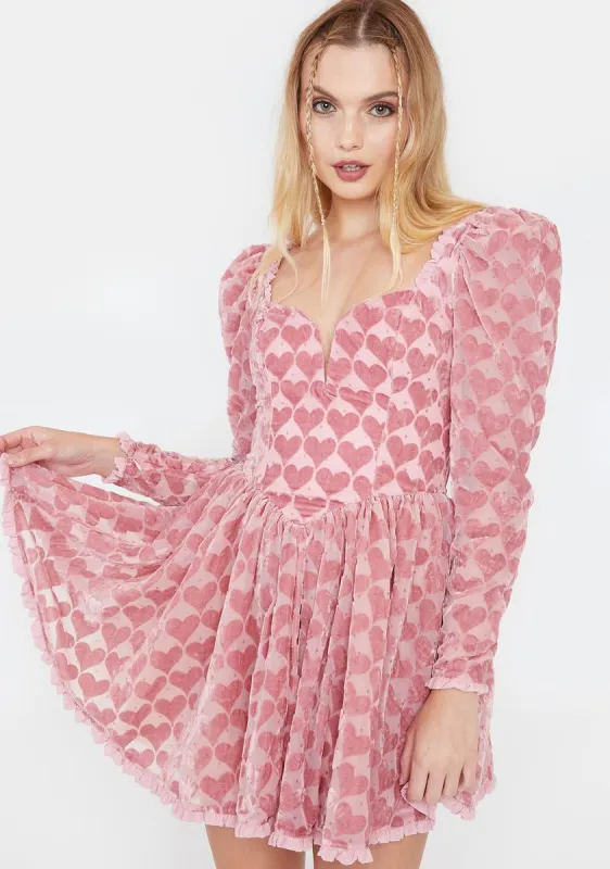 Theresa Velvet Mini Dress sold by Dolls Kill