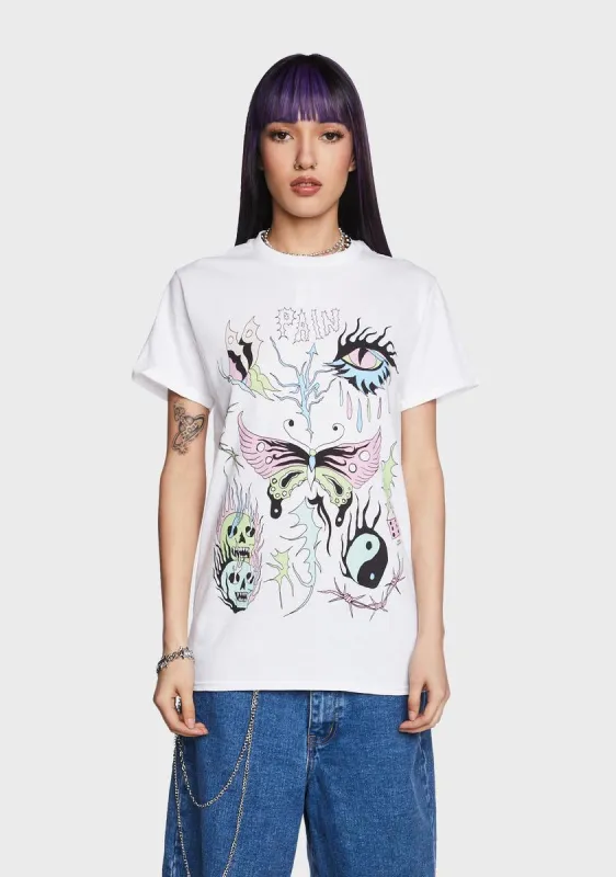 Pain Graphic Tee sold by Dolls Kill