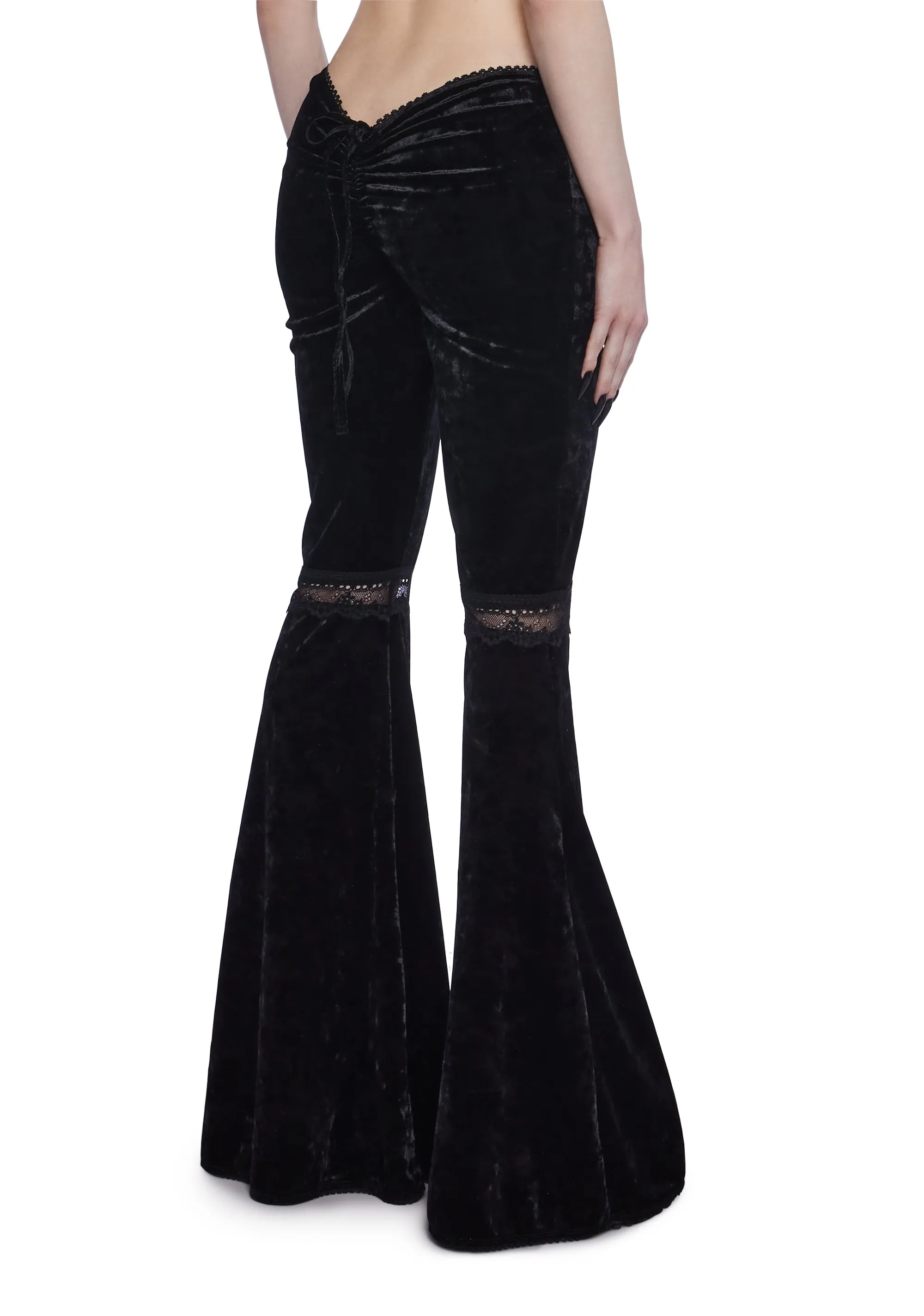 Darling Favorite V-Cut Bell Bottoms sold by Dolls Kill product image thumbnail 4