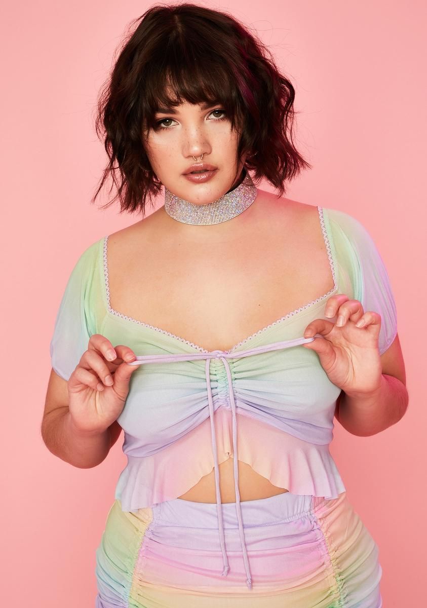 Plus Sweet Nectar Crop Top sold by Dolls Kill product image thumbnail 2