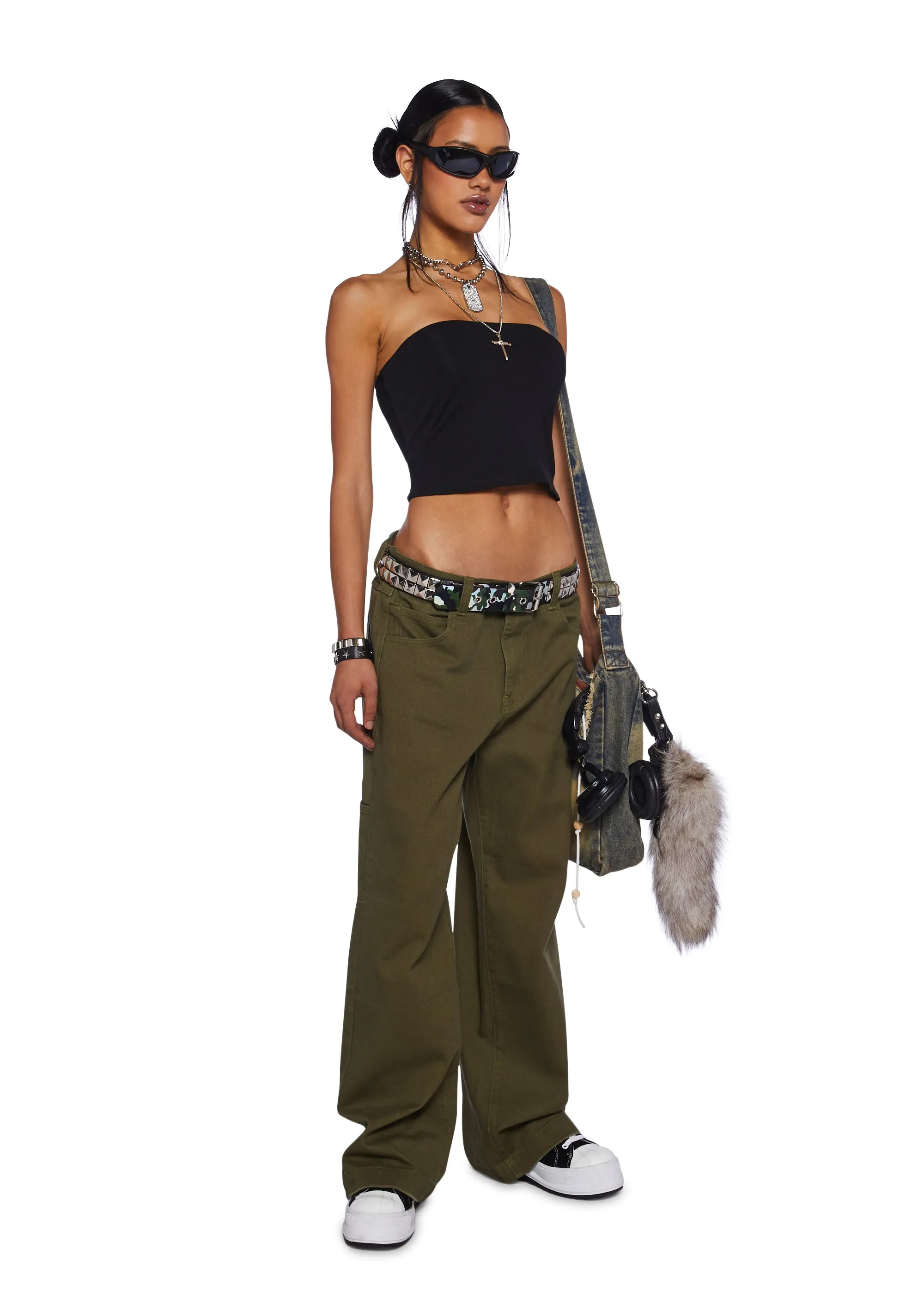 Radio Silence Tube Top - Black sold by Dolls Kill product image thumbnail 2